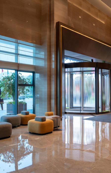 Hotel lobby interior. modern design style.